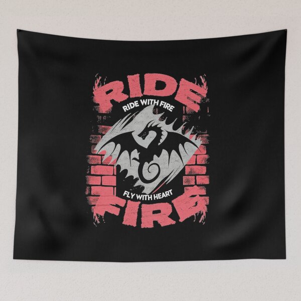 Item preview, “Ride With Fire Fly With Heart.”  designed and sold by iaactabased.