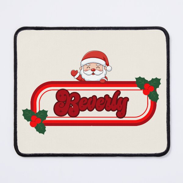 Item preview, Beverly and Santa Claus designed and sold by ArtCraftLab.