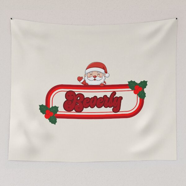 Item preview, Beverly and Santa Claus designed and sold by ArtCraftLab.