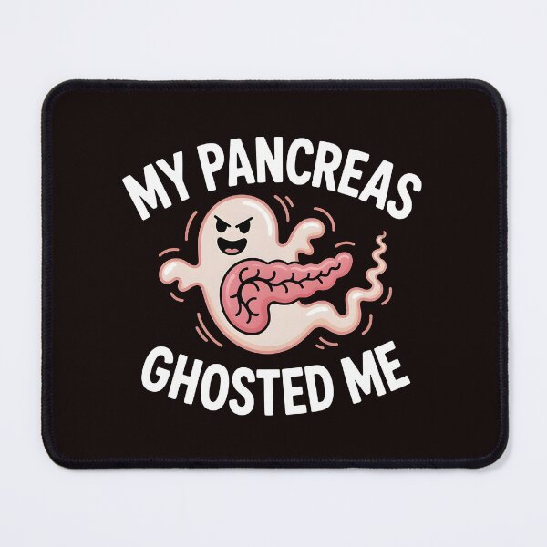 Item preview, My Pancreas Ghosted Me – Type 1 Diabetes Awareness Humor designed and sold by Redgiant87x.