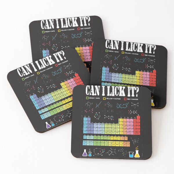 Item preview, Can I Lick It Periodic Table Funny Science Teacher Student  designed and sold by Clairenity Studio.