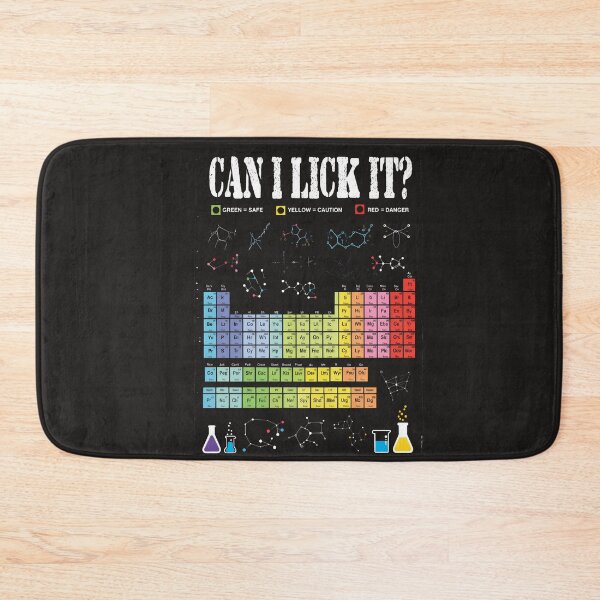 Item preview, Can I Lick It Periodic Table Funny Science Teacher Student  designed and sold by Clairenity Studio.