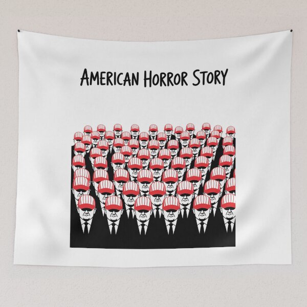 Item preview, Trump President USA Flag Halloween Horror Story  designed and sold by GamtosMintys.