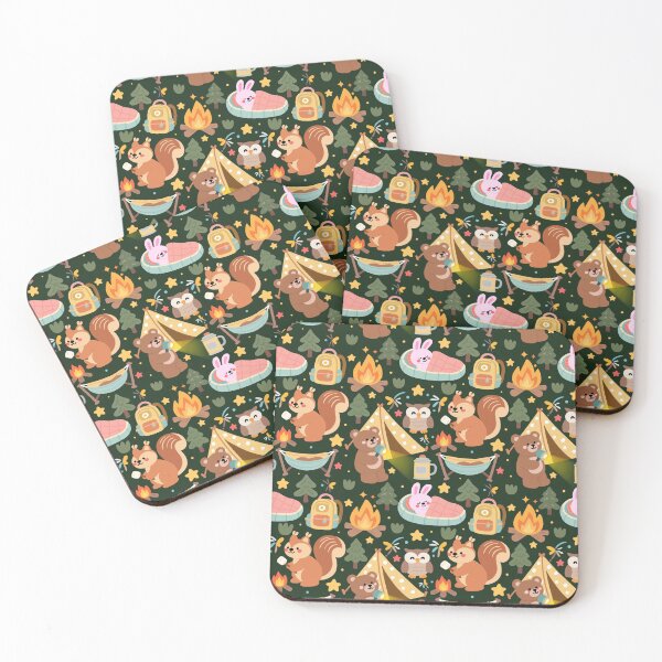 Item preview, Baby Campfire Tales seamless Pattern designed and sold by KJackArtwork.