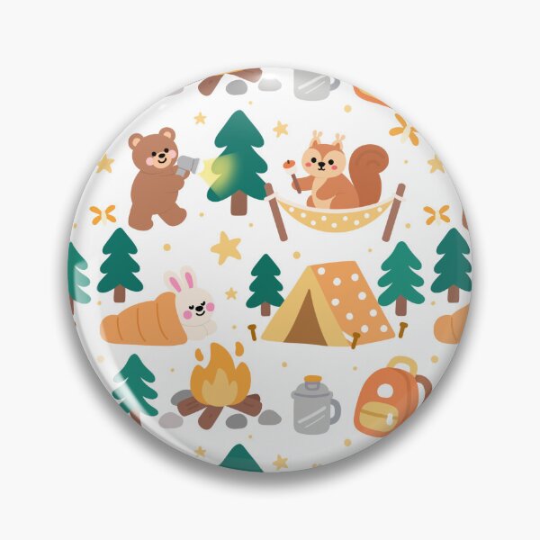 Item preview, Baby Campfire Tales seamless Pattern designed and sold by KJackArtwork.