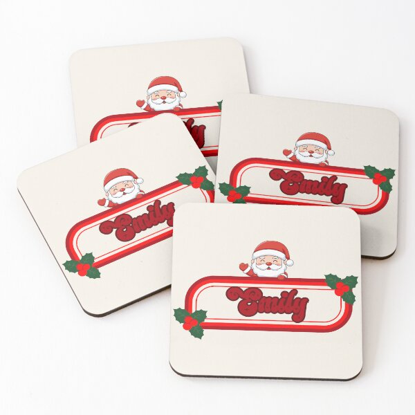 Item preview, Emily and Santa Claus designed and sold by ArtCraftLab.