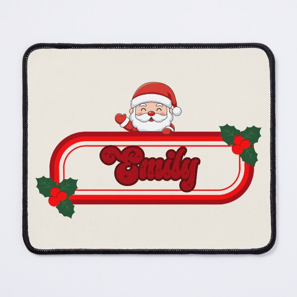 Item preview, Emily and Santa Claus designed and sold by ArtCraftLab.