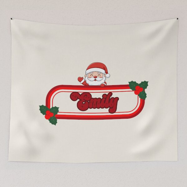 Item preview, Emily and Santa Claus designed and sold by ArtCraftLab.