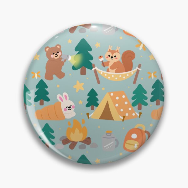 Item preview, Baby Campfire Tales seamless Pattern designed and sold by KJackArtwork.