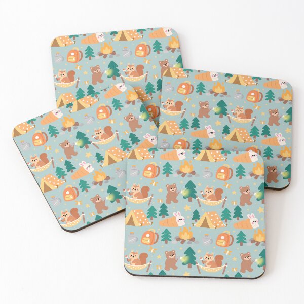 Item preview, Baby Campfire Tales seamless Pattern designed and sold by KJackArtwork.