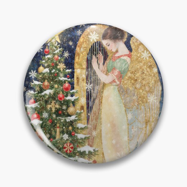 Item preview, Christmas Angel Playing the Harp designed and sold by M-Y-A-R-T-.