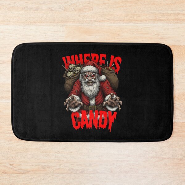 Item preview, Scary Evil Santa "Where Is Candy" - Horror Christmas Krampus designed and sold by SC-Shop-.