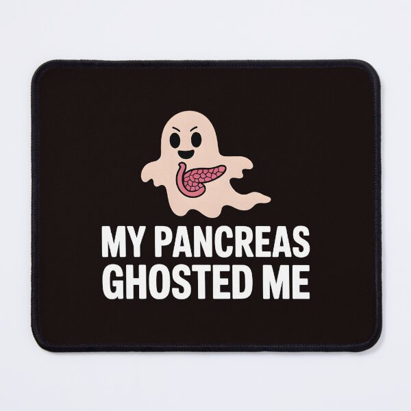 Item preview, My Pancreas Ghosted Me – Funny Type 1 Diabetes Statement designed and sold by Redgiant87x.