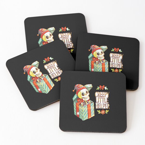 Item preview, Creepy Little Helper – Skeleton In Gift Box Christmas designed and sold by creativerooney.