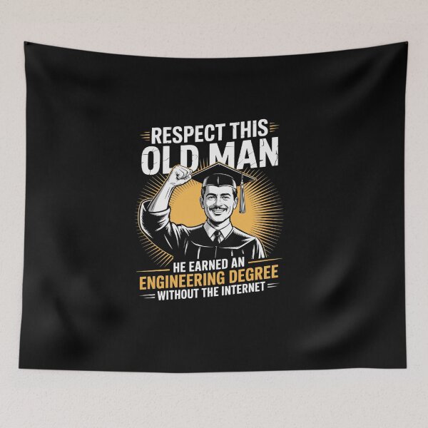 Item preview, Respect This Old Man He Earned An Engineering designed and sold by namibambam.