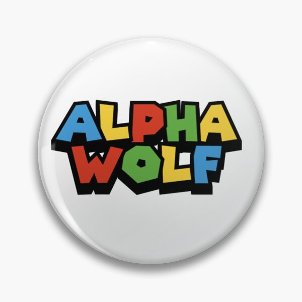 Item preview, Alpha Wolf - Band Sticker (Super Mario) designed and sold by Kev Prescott.