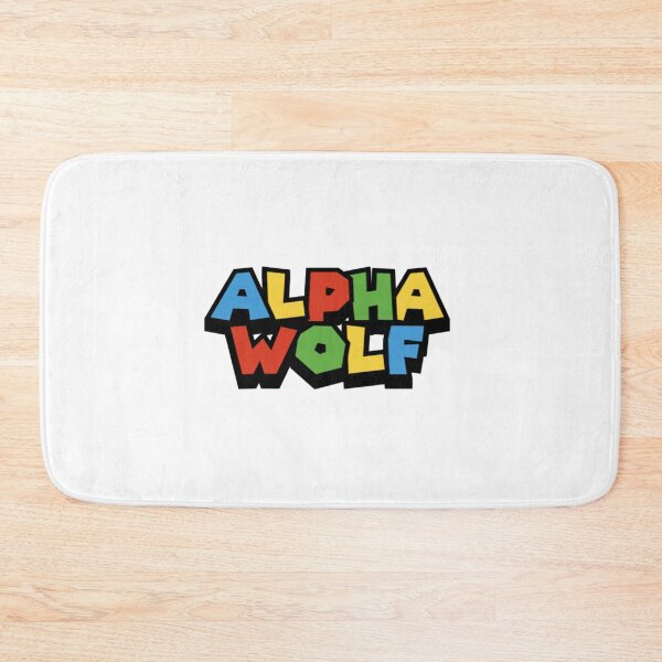 Item preview, Alpha Wolf - Band Sticker (Super Mario) designed and sold by Kev Prescott.