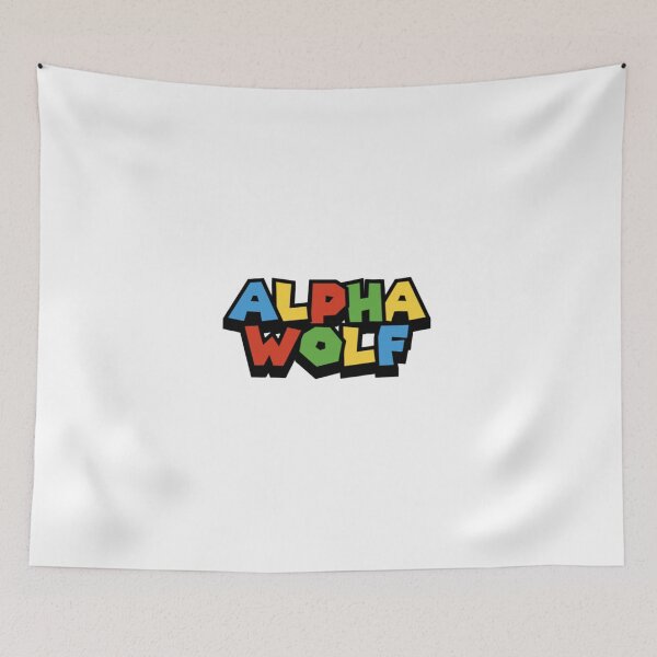 Item preview, Alpha Wolf - Band Sticker (Super Mario) designed and sold by Kev Prescott.