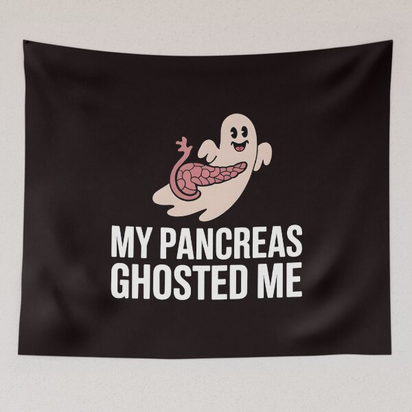 Item preview, My Pancreas Ghosted Me – Type 1 Diabetes Awareness Gift designed and sold by Redgiant87x.