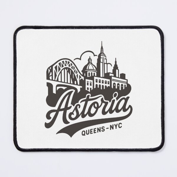 Item preview, Astoria Queens Skyline Lettering designed and sold by Boogosh.