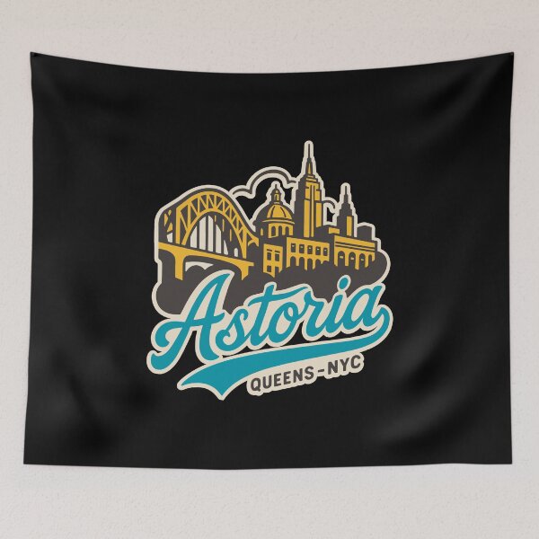 Item preview, Astoria New York Neighborhood Skyline designed and sold by Boogosh.