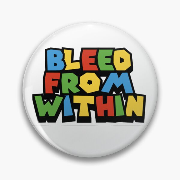 Item preview, Bleed From Within - Band Sticker (Super Mario) designed and sold by Kev Prescott.