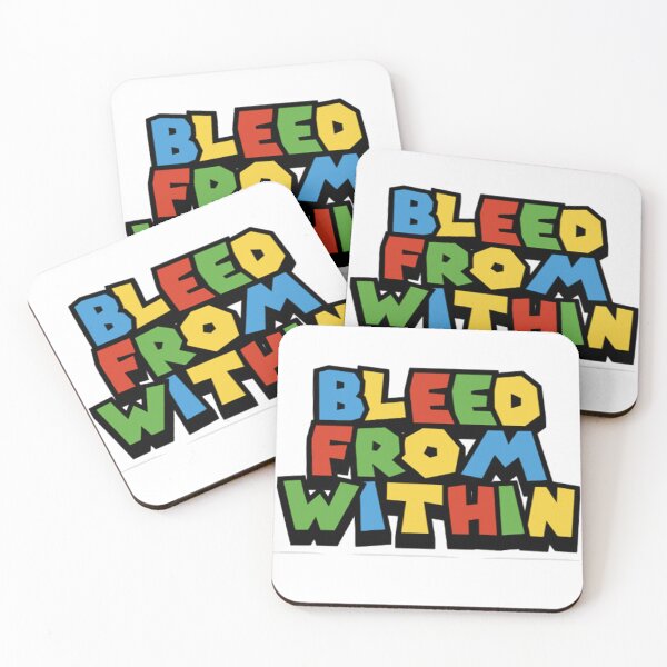 Item preview, Bleed From Within - Band Sticker (Super Mario) designed and sold by Kev Prescott.