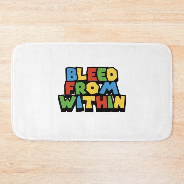 Item preview, Bleed From Within - Band Sticker (Super Mario) designed and sold by Kev Prescott.