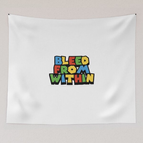 Item preview, Bleed From Within - Band Sticker (Super Mario) designed and sold by Kev Prescott.