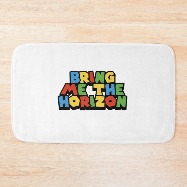 Item preview, Bring Me The Horizon - Band Sticker (Super Mario) designed and sold by Kev Prescott.