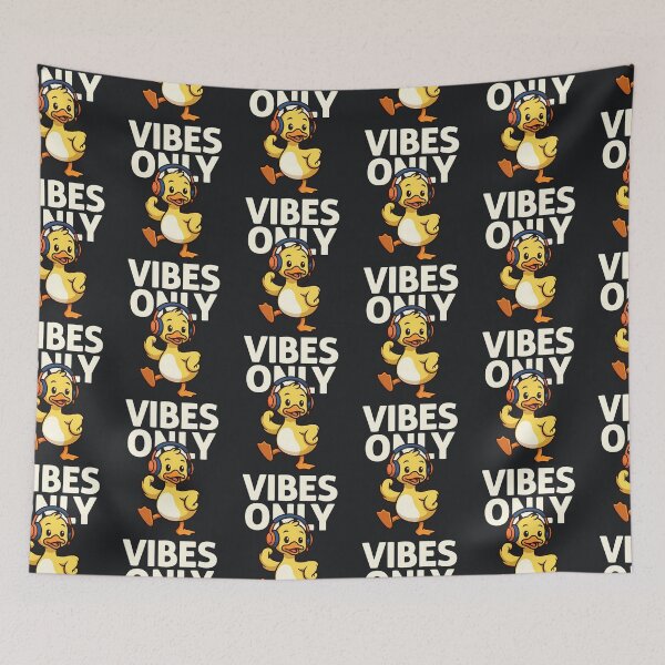 Item preview, Vibes Only – Cute Chill Music Duck Design designed and sold by Taans-Creation.