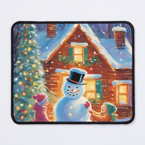 Item preview, Children playing with snowman designed and sold by Anisha Vaz.