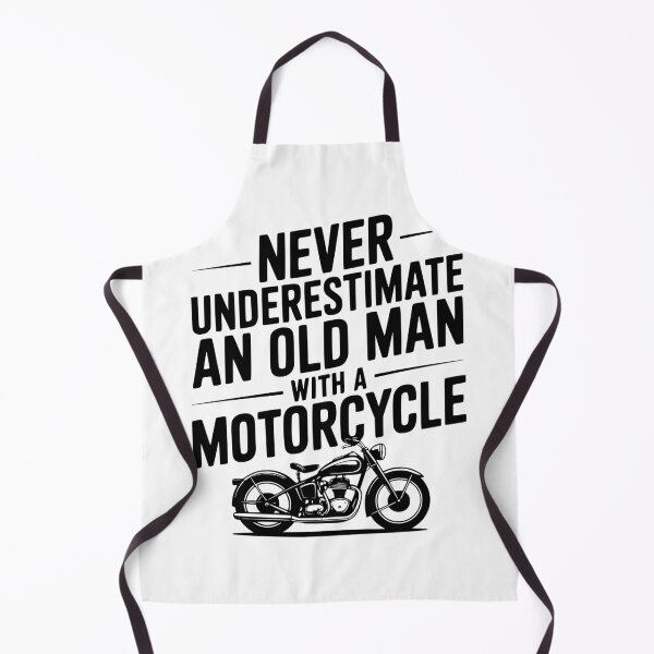 Item preview, Never Underestimate an Old Man with a Motorcycle designed and sold by Frank Ring.