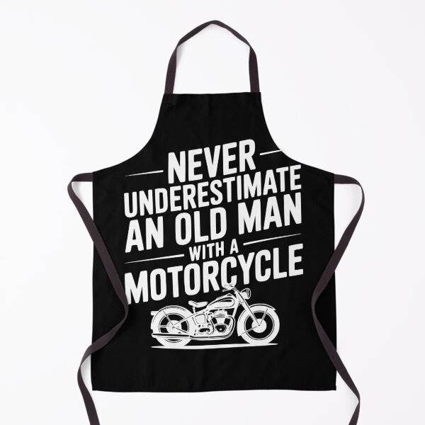 Item preview, Never Underestimate an Old Man with a Motorcycle designed and sold by Frank Ring.