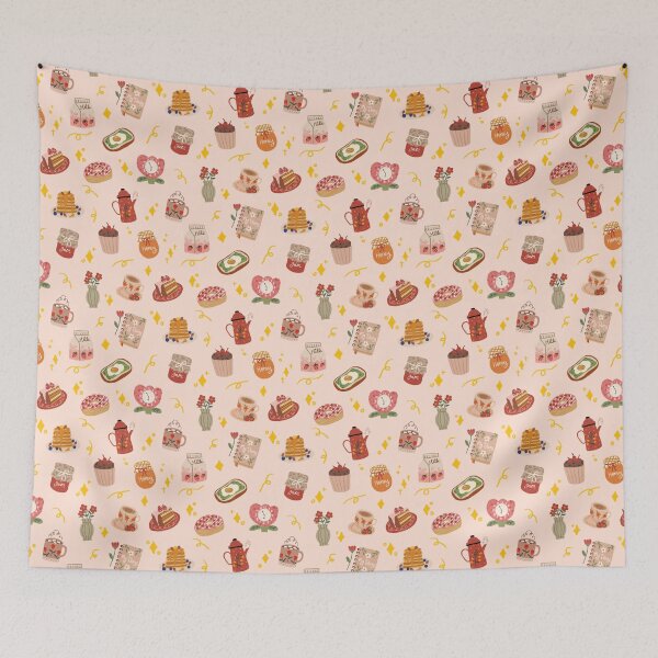 Item preview, Morning Bites Breakfast mood Pattern designed and sold by MadebyUwi.