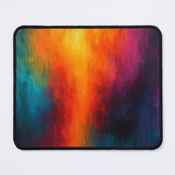 Item preview, Chromatic Surge - Fiery Orange Meets Midnight Blue designed and sold by Joey Santiago.