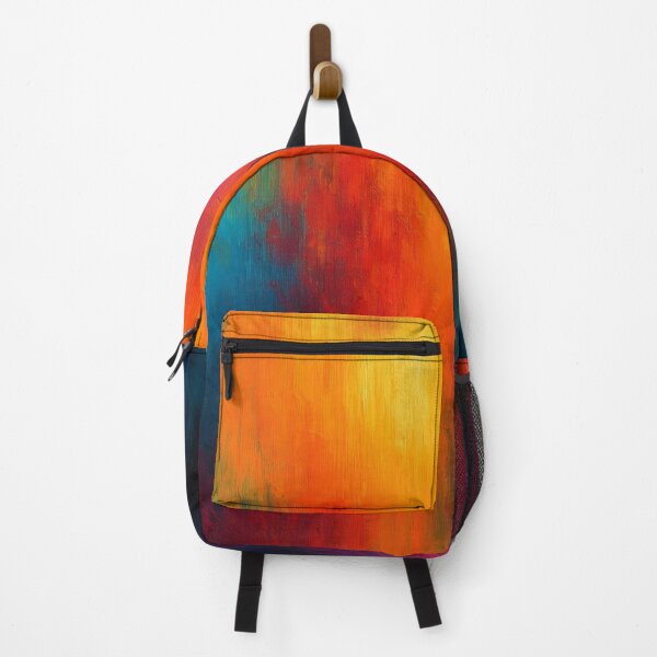 Item preview, Chromatic Surge - Fiery Orange Meets Midnight Blue designed and sold by Joey Santiago.