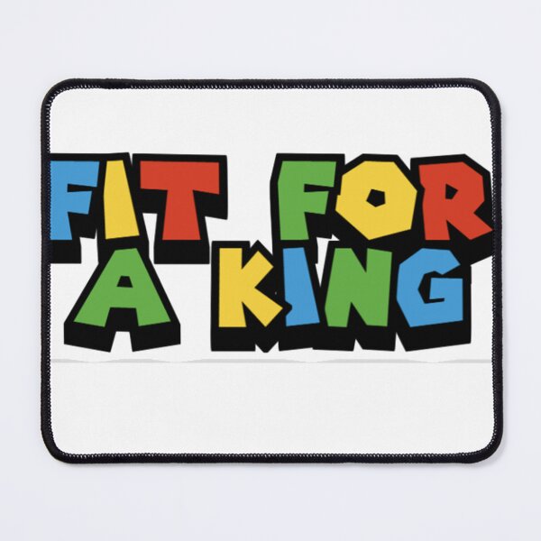 Item preview, Fit For a King - Band Sticker (Super Mario) designed and sold by Kev Prescott.