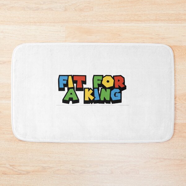 Item preview, Fit For a King - Band Sticker (Super Mario) designed and sold by Kev Prescott.