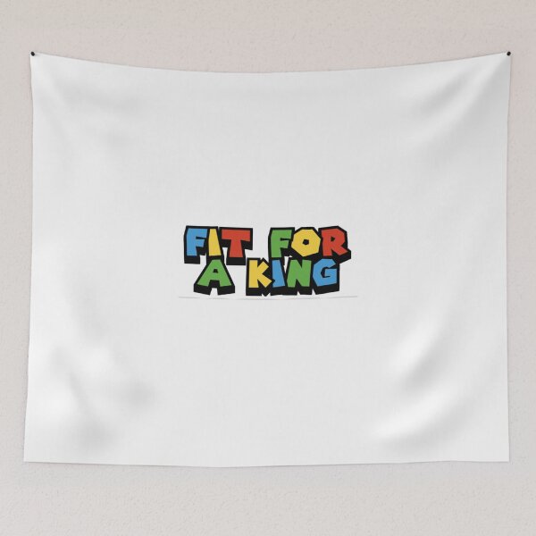 Item preview, Fit For a King - Band Sticker (Super Mario) designed and sold by Kev Prescott.