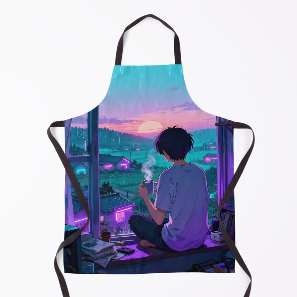 Item preview, Lofi Rainy Sunset View designed and sold by iwzzuel.