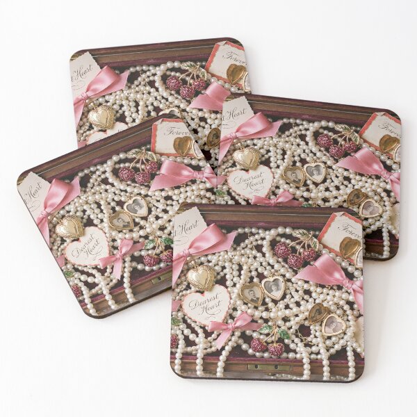 Item preview, Pearls & Cherries - Coquette Jewelry Box Maximalism designed and sold by SavinMercantile.