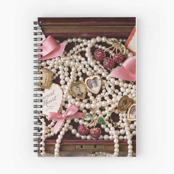 Item preview, Pearls & Cherries - Coquette Jewelry Box Maximalism designed and sold by SavinMercantile.