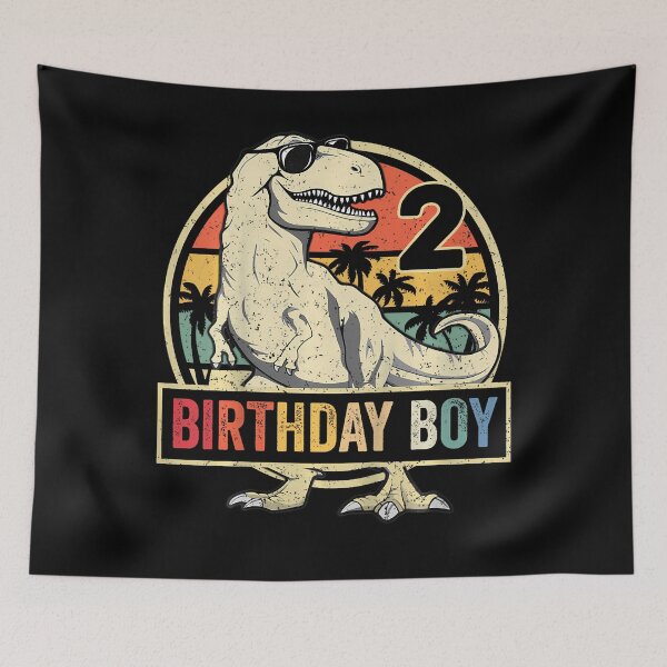Item preview, Kids 2 Year Old Shirt 2Nd Birthday Boy T Rex Dinosaur designed and sold by TysonLangosh.