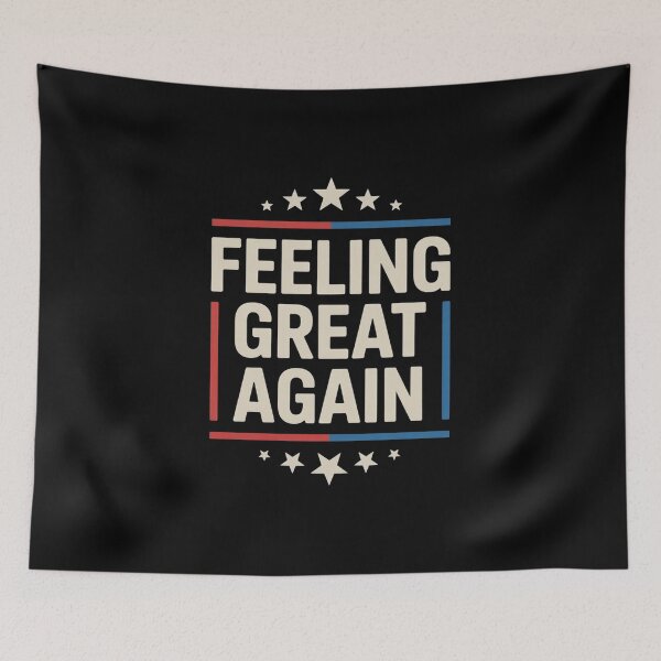 Item preview, Feeling Great Again Trump 2025 47th USA Flag designed and sold by GamtosMintys.