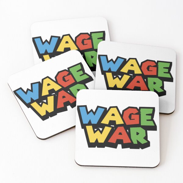 Item preview, Wage War - Band Sticker (Super Mario) designed and sold by Kev Prescott.