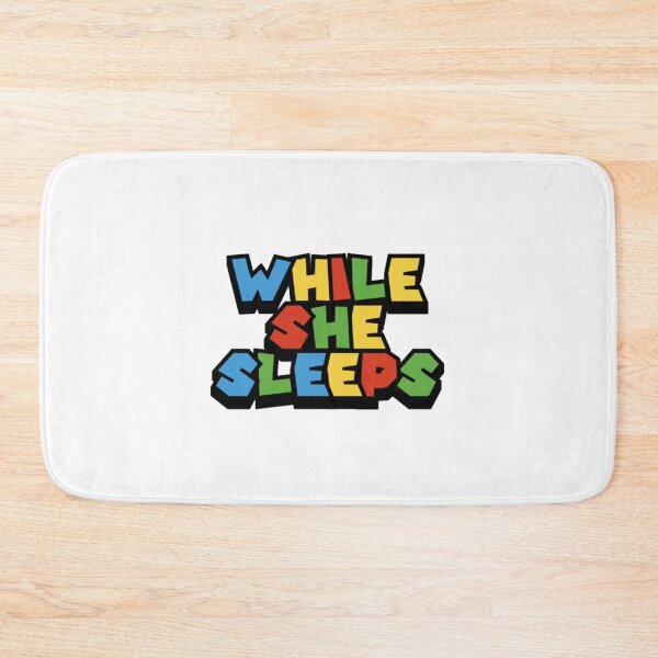 Item preview, While She Sleeps - Band Sticker (Super Mario) designed and sold by Kev Prescott.