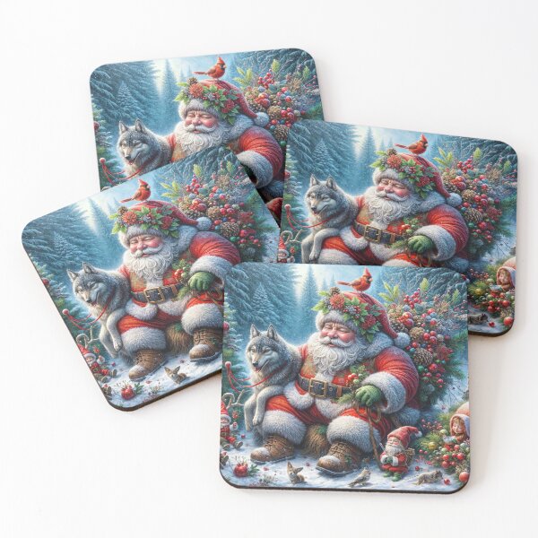 Item preview, Santa and Christmas Helpers designed and sold by M-Y-A-R-T-.
