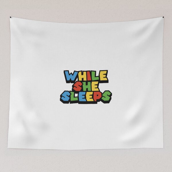 Item preview, While She Sleeps - Band Sticker (Super Mario) designed and sold by Kev Prescott.