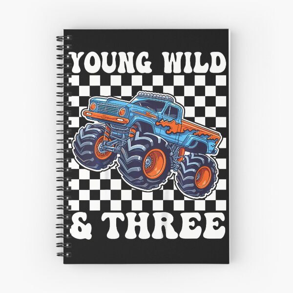 Item preview, Kids 3Rd Birthday Monster Truck Young Wild And Three 3 Year Old designed and sold by TysonLangosh.